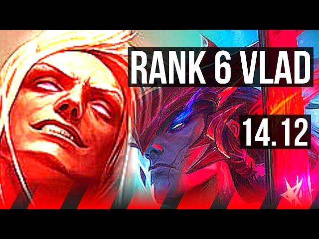 VLADIMIR vs YONE (TOP) | 9/0/2, Rank 6 Vlad, Legendary | EUNE Master | 14.12