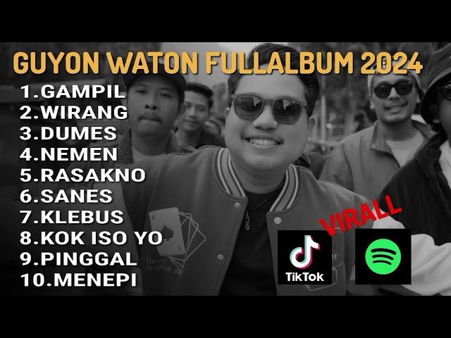 Guyon Waton - FULLALBUM TERBARU VIRAL TIKTOK 2024 LAGU JOWO KOK ISO YO GAMPIL WIRANG  KORBAN JANJI