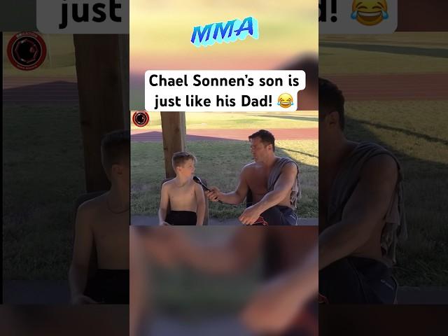 Chael Sonnen’s son is a menace already!  #ufc #mma #ufcfunny #chaelsonnen #andersonsilva