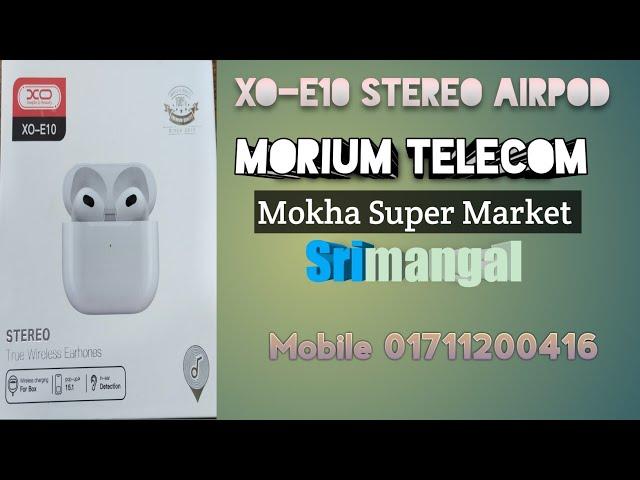 XO-E10 | STEREO Airpods | #mtreview #Moriumtelecom