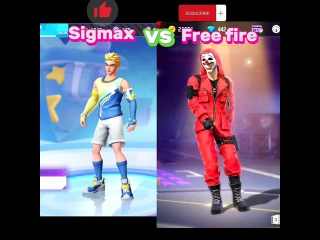 sigmax vs free fire #freefireshorts #freefire #youtubeshorts #shorts#sigmax #sigmafreefire