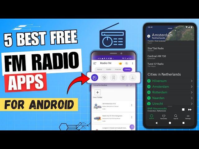 5 Best Free FM Radio Apps For Android   | Online, Offline FM Radio App