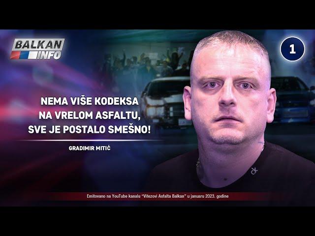 INTERVJU: Gradimir Mitić - Nema više kodeksa na vrelom asfaltu, sve je postalo smešno! (5.1.2023)
