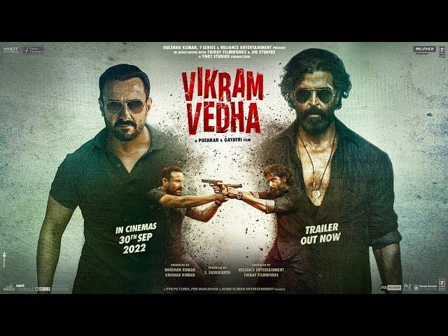 Vikram Vedha Official Trailer | Hrithik Roshan | Saif Ali Khan | Pushkar | IN CINEMAS 30 SEPT