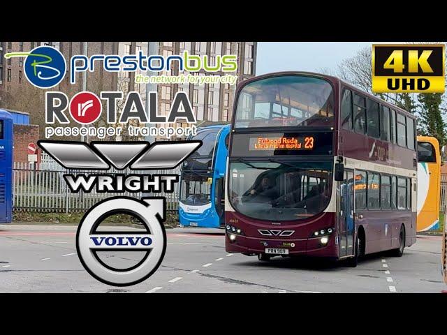 [Preston Bus: 23 Bus Station to Fulwood via Sharoe Green & Eastway] Wright Eclipse Gemini Volvo B9TL