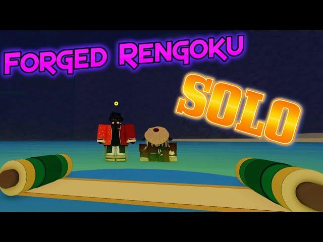 Forged Rengoku Easy SOLO Kill || Shindo