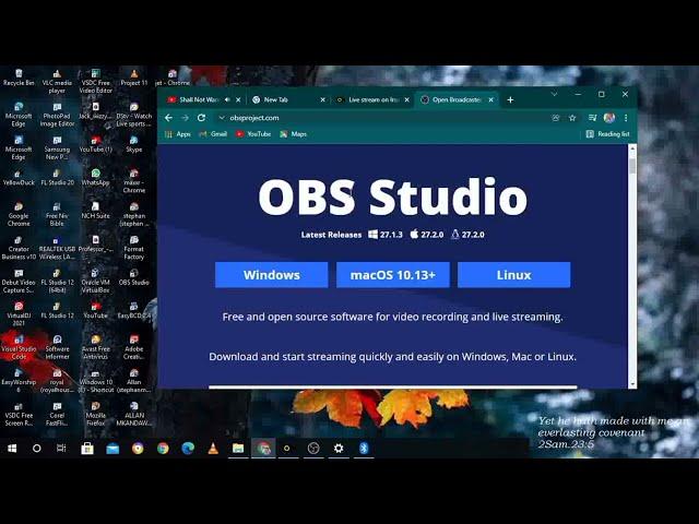 how to stream live from OBS studio to Instagram using yellow duck