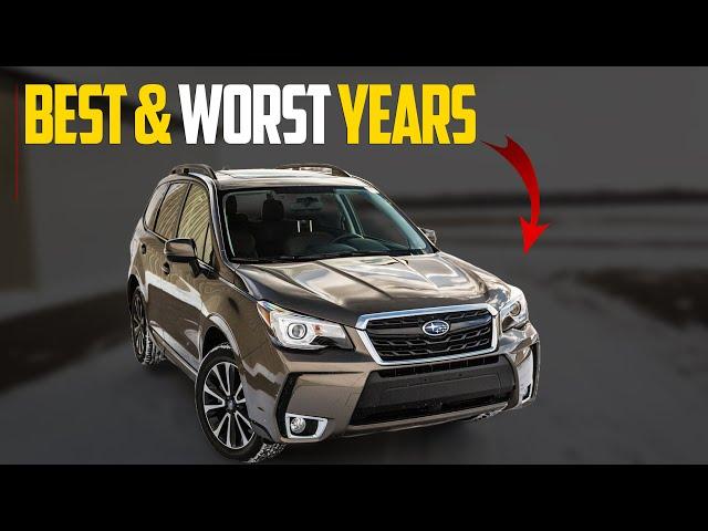 Subaru Forester - Best and Worst Years & Common Problems