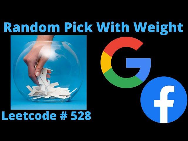 RANDOM PICK WITH WEIGHT | LEETCODE # 528 | PYTHON BINARY SEARCH SOLUTION