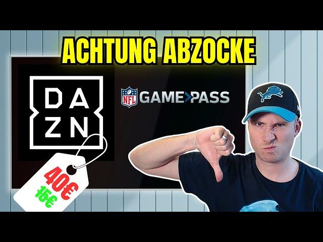 Alle Preise alle Anbieter: So schaust du diese Saison am besten NFL Football!  | DAZN Abzocke?