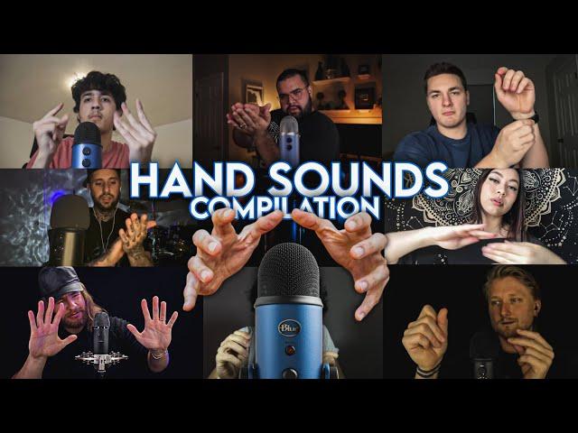 ASMR Best Hand Sounds Compilation ️( 100% Tingles )