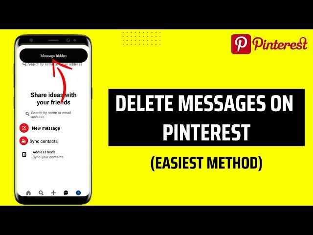 How To Delete Messages On Pinterest