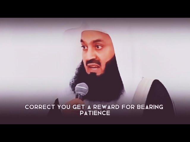 Sabr | You Will Get A Reward For Being Patience - Mufti Menk