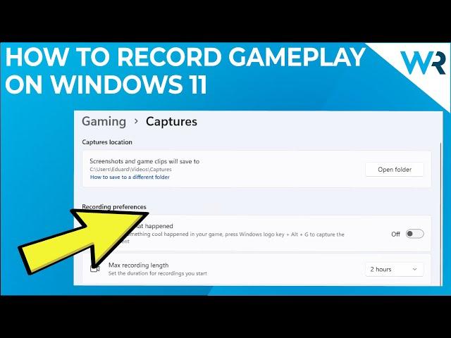 How to record your screen & gameplay on Windows 11