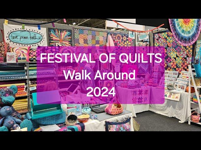 FESTIVAL OF QUILTS 2024 | Tour of the stall!