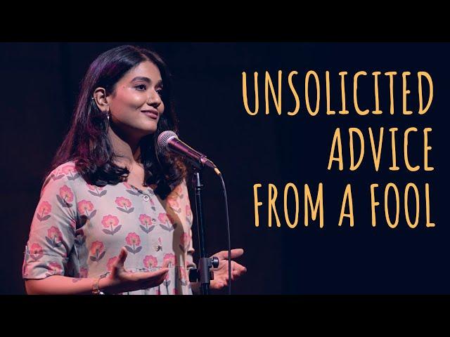 "Unsolicited Advice From A Fool" - Sainee Raj ft Samuel | UnErase Poetry