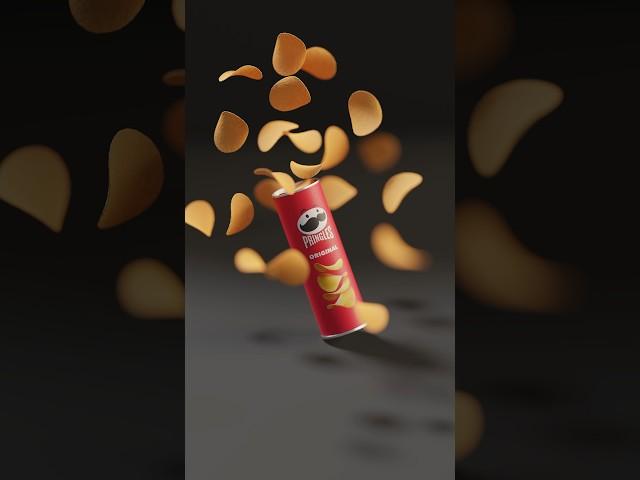 Day 4 of modeling comments, Pringles #blender #blender3d #3dart #3dmodeling #graphicdesign #b3d