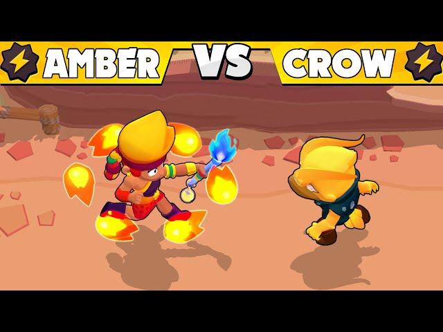  CROW vs AMBER  Brawl Stars