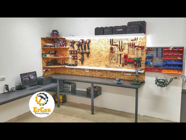 DIY Dream Workshop Garage - Transforming an old room into a Man Cave with using Parkside Tools