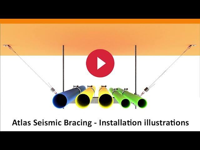 Zip-Clip Atlas Seismic Bracing Installation Sequence