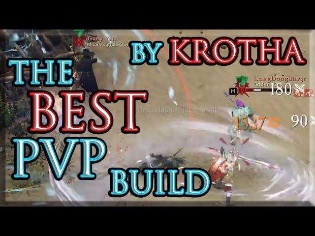 The Strongest PvP Build In New World  By Krotha - Sword & Shield / Spear Pvp Gameplay & Build Guide