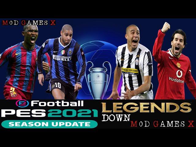   LIVE PES 2021 Champions Legends PARTE 1 "Classic patch ModGamesX LEGENDS PATCH V3