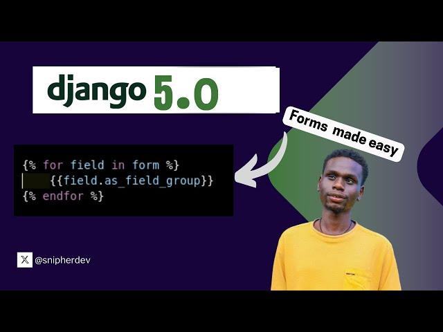 Django 5.0 Form Rendering Tutorial: Simplify Your Forms