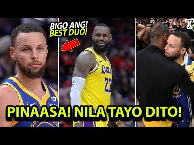 Nabigo! "Ang Best Duo Sana sa NBA!" , na sila stephen curry at lebron james! ,bagong kontra ni curry