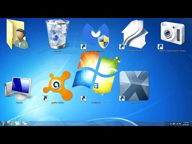 Icons too big or small? Resize windows 7 desktop icons - works with windows 8, 8.1 and 10