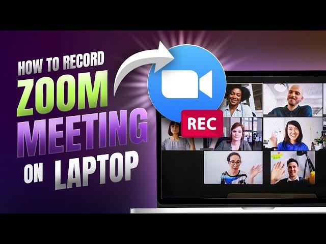 How To Record ZOOM Meeting on Laptop | EASY Method To Record Meeting