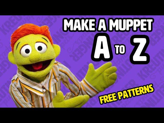 How to Make a Muppet from Scratch! - Puppet Nerd - DIY