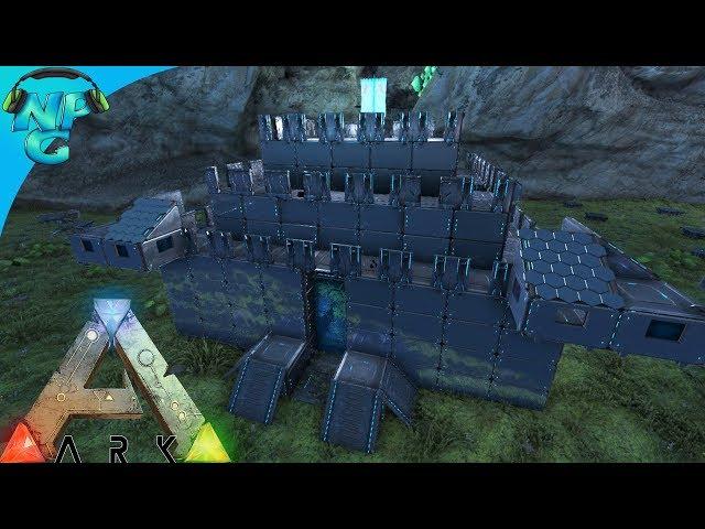 Raid Nerd Parade - Defending the Under Water Bubble Base from 3 Titanosaurs! ARK Survival Evolved