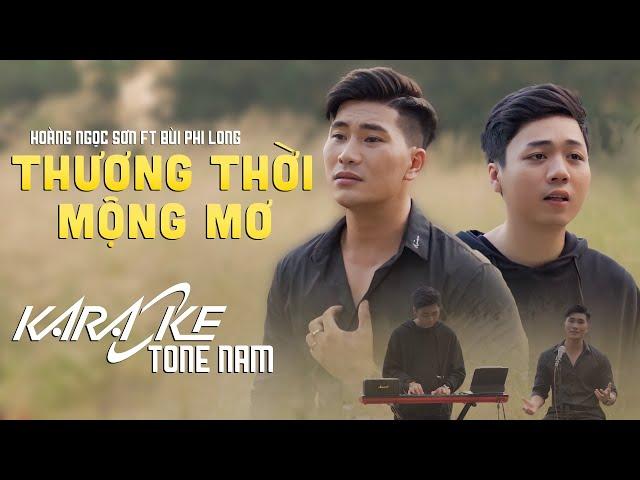 Karaoke Thương Thời Mộng Mơ (Lofi Ver) | Hoàng Ngọc Sơn x Bùi Phi Long | Tone Nam