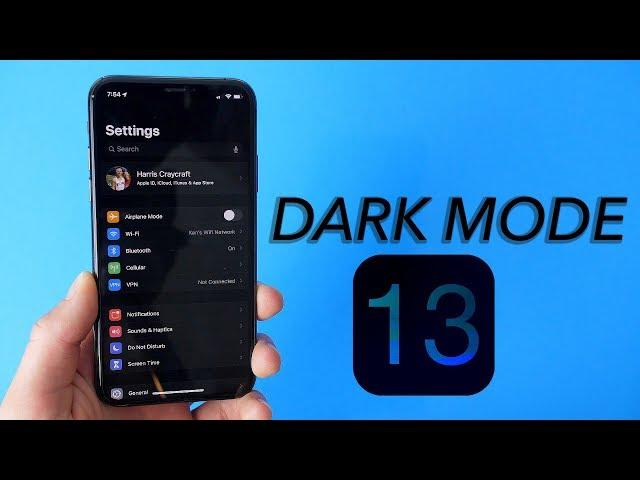 Dark Mode on iOS 13!