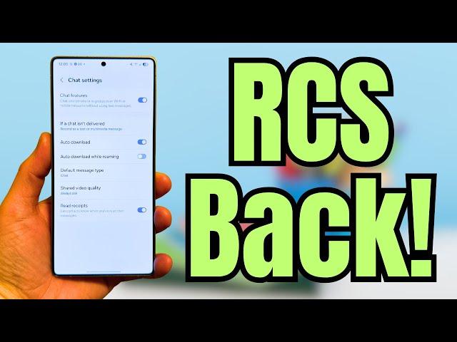 Samsung Messages Update Reinstates RCS On Galaxy Smartphones