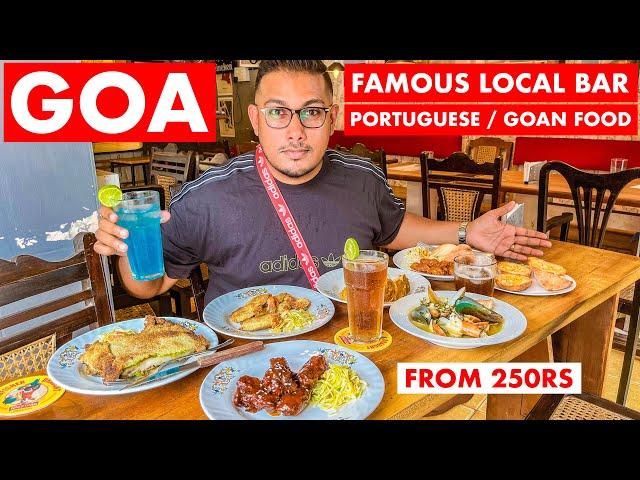 Goa | Panjim City's Famous Local Bar | Portuguese / Local Goan Food | Goa Vlog | Miski Bar, Goa Pubs