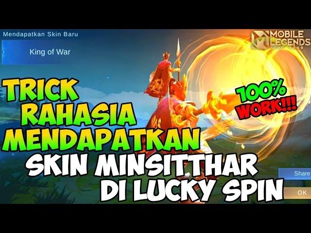 TUTORIAL CARA MENDAPATKAN SKIN MINSITTHAR DI LUCKY SPIN 2021 - MOBILE LEGENDS