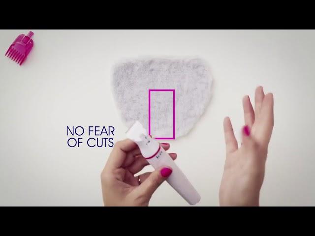 Veet Sensitive Precision™ Tutorial   A rectangle shaped Bikini Line