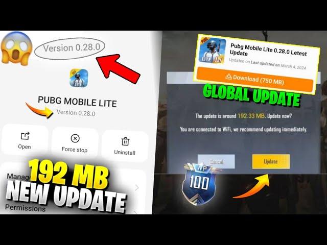 Finnally  Pubg Lite New Update 0.28.0  |  Global Update Is Here | Wp Fix, And All New Features |