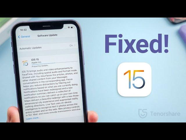 How to Fix iOS 15 & iOS 16 Stuck on Preparing Update on iPhone/iPad