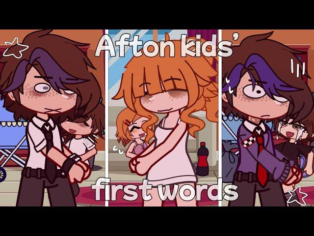 · Afton kids FIRST WORDS || FnaF || Gacha Fnaf | Gacha Afton ·