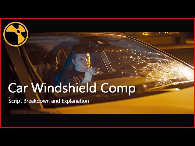 How to Comp Car Windshield Crack in Nuke | Nuke Compositing | 2D | Comp Task | #nuke #compositing