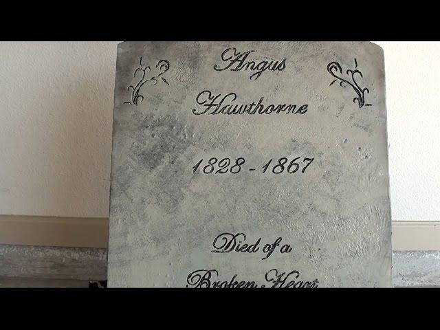 How To: Tombstone Carving and Painting