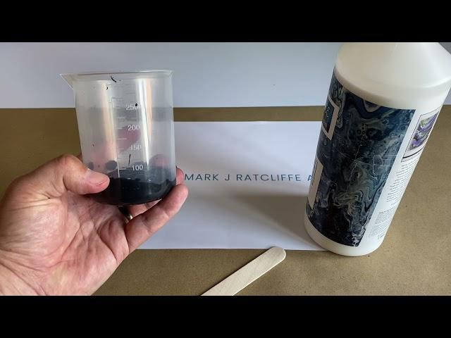 Fluid Acrylic Pouring - Mixing my Paint (Reference) - Paint/Pouring Medium Ratios