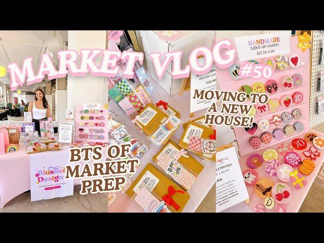 OUR FIRST MARKET OF 2024 ️ Market prep BTS (chatty studio vlog) | Studio Vlog 50 | Small business