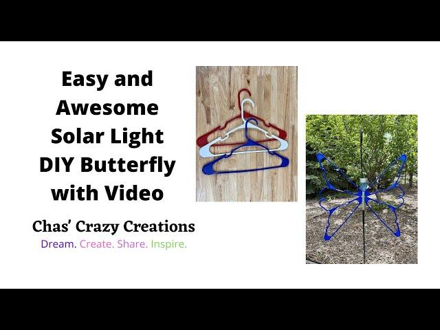 Easy and Awesome Solar Light DIY Butterfly