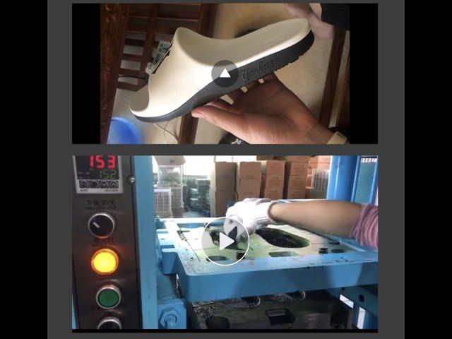 【EVA 2 Color sandal slipper foaming machine 】2021 Máquina  zapatillas EVA 2 colore--vacuum system