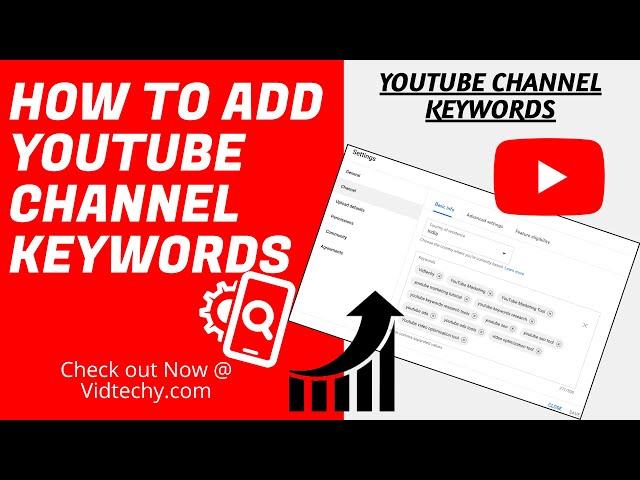 how to add youtube channel keywords