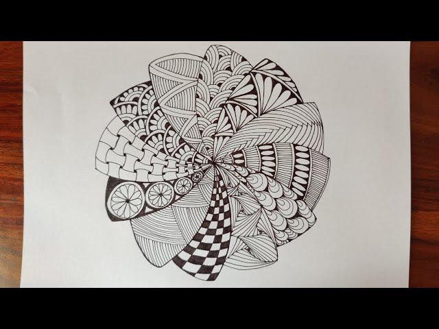 Zentangle art || Doodle Patterns || Zendoodle