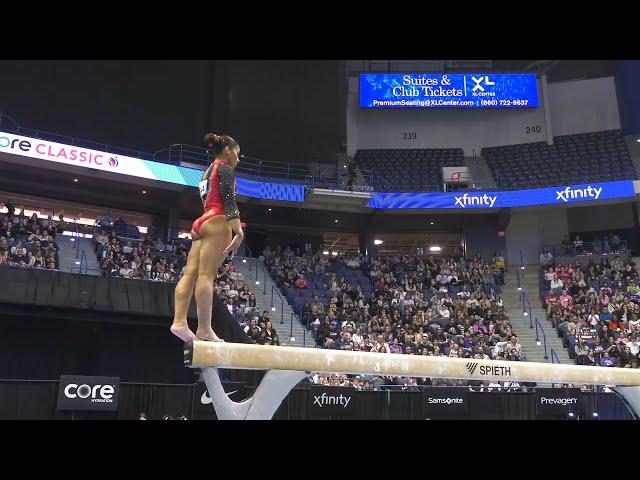 Jordan Chiles -  Balance Beam -  2024 Core Hydration Classic  - Senior Women Session 2